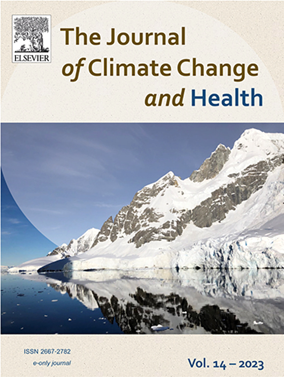 Go to journal home page - The Journal of Climate Change and Health